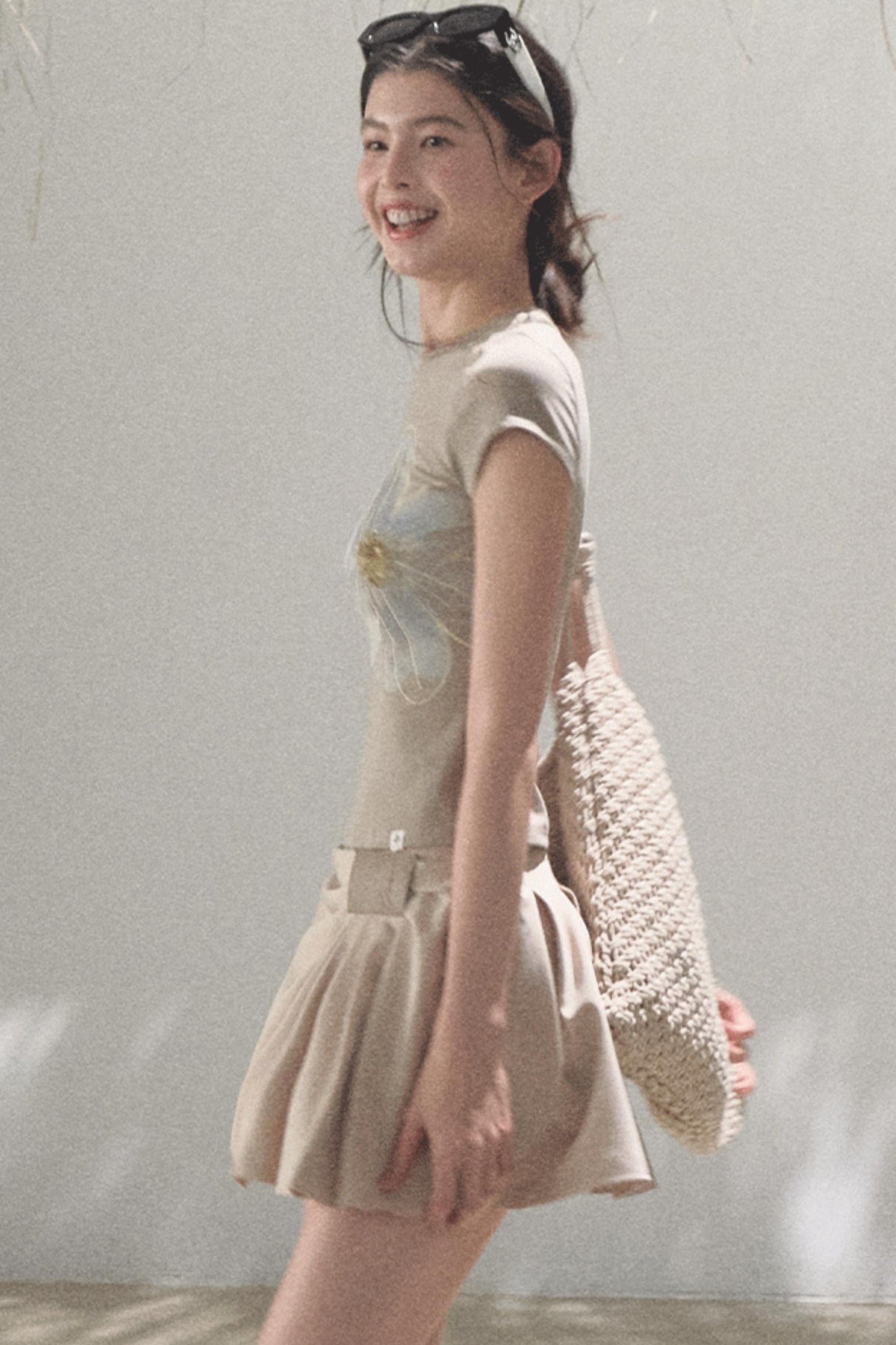 Begonia Bloom Slim Fit T-Shirt