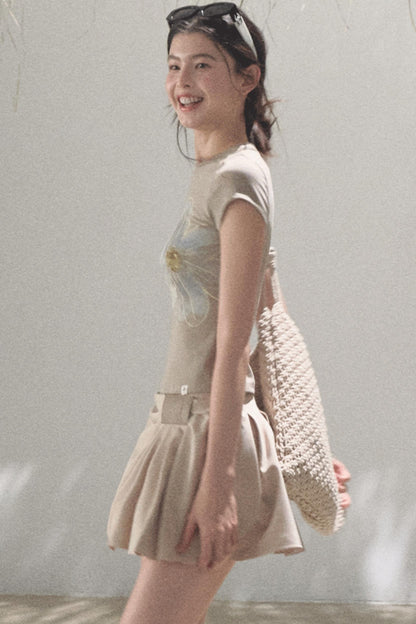 Begonia Bloom Slim Fit T-Shirt