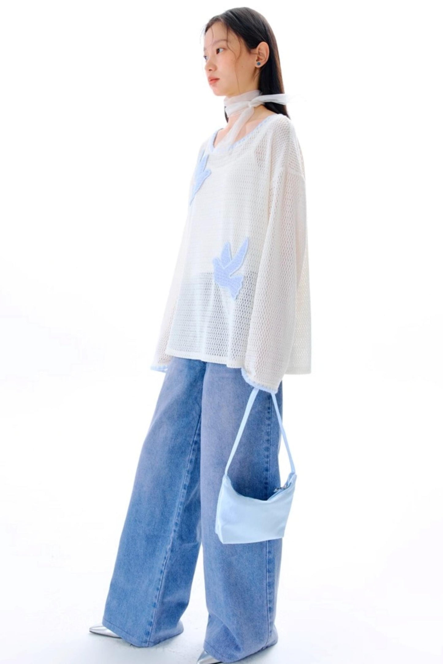 Original Embroidery Knitted T-Shirt