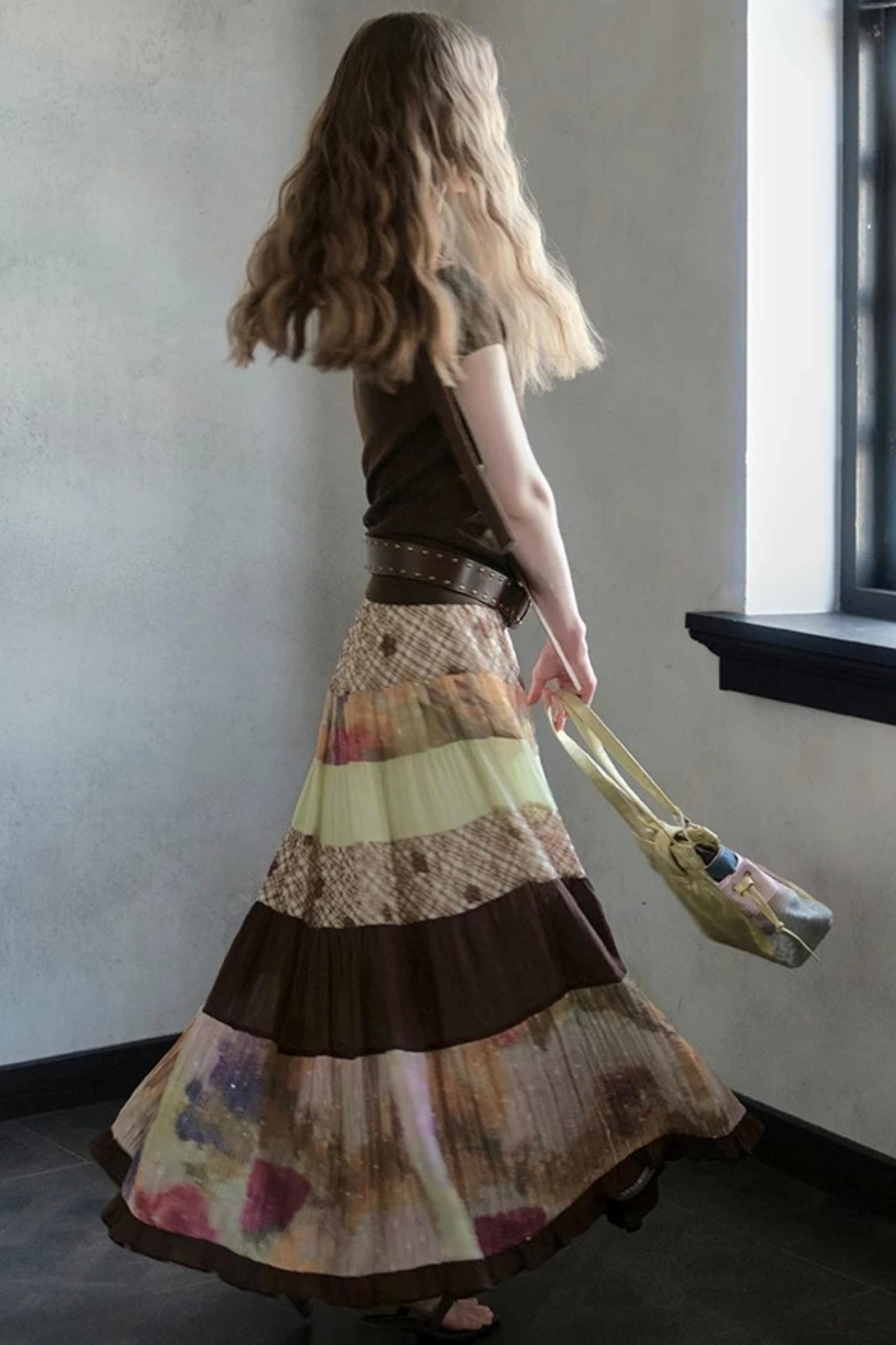 Bouguereau Art Color Block Skirt Set-Up