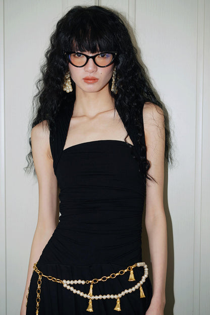 Western Style Draped Dress