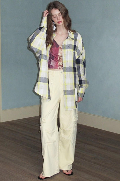 Neoclassical Ripped Check Shirt