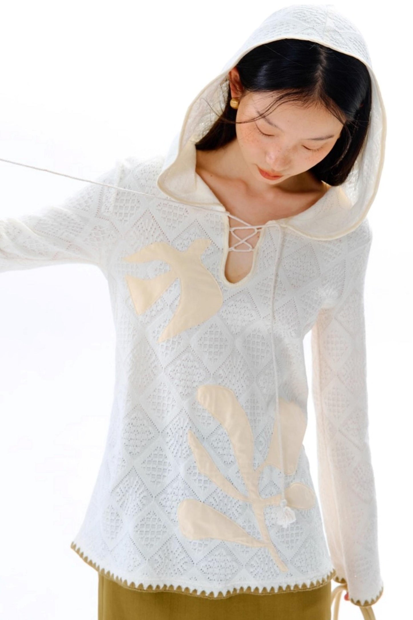 Wilderness Floral Knitted Long Sleeve T-shirt