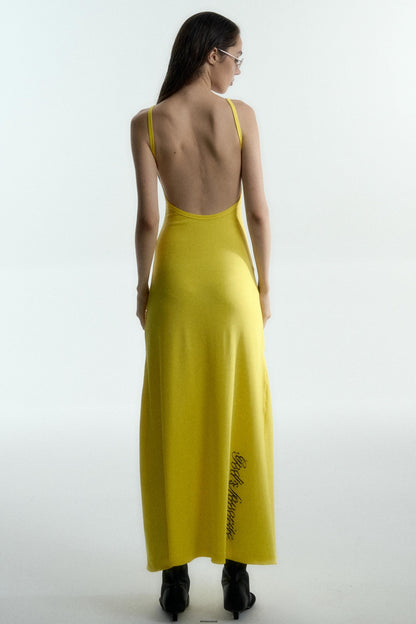 Spicy Halter Rhinestone Maxi Dress