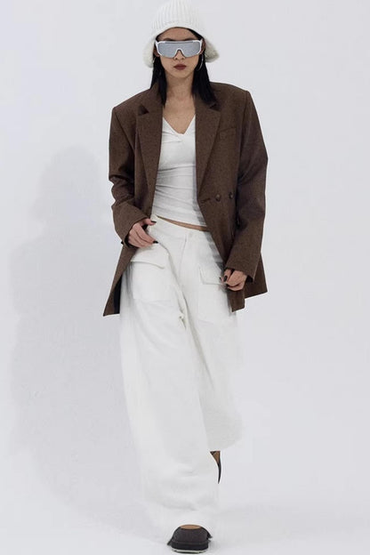 Brown Red Polka Dot Jacket