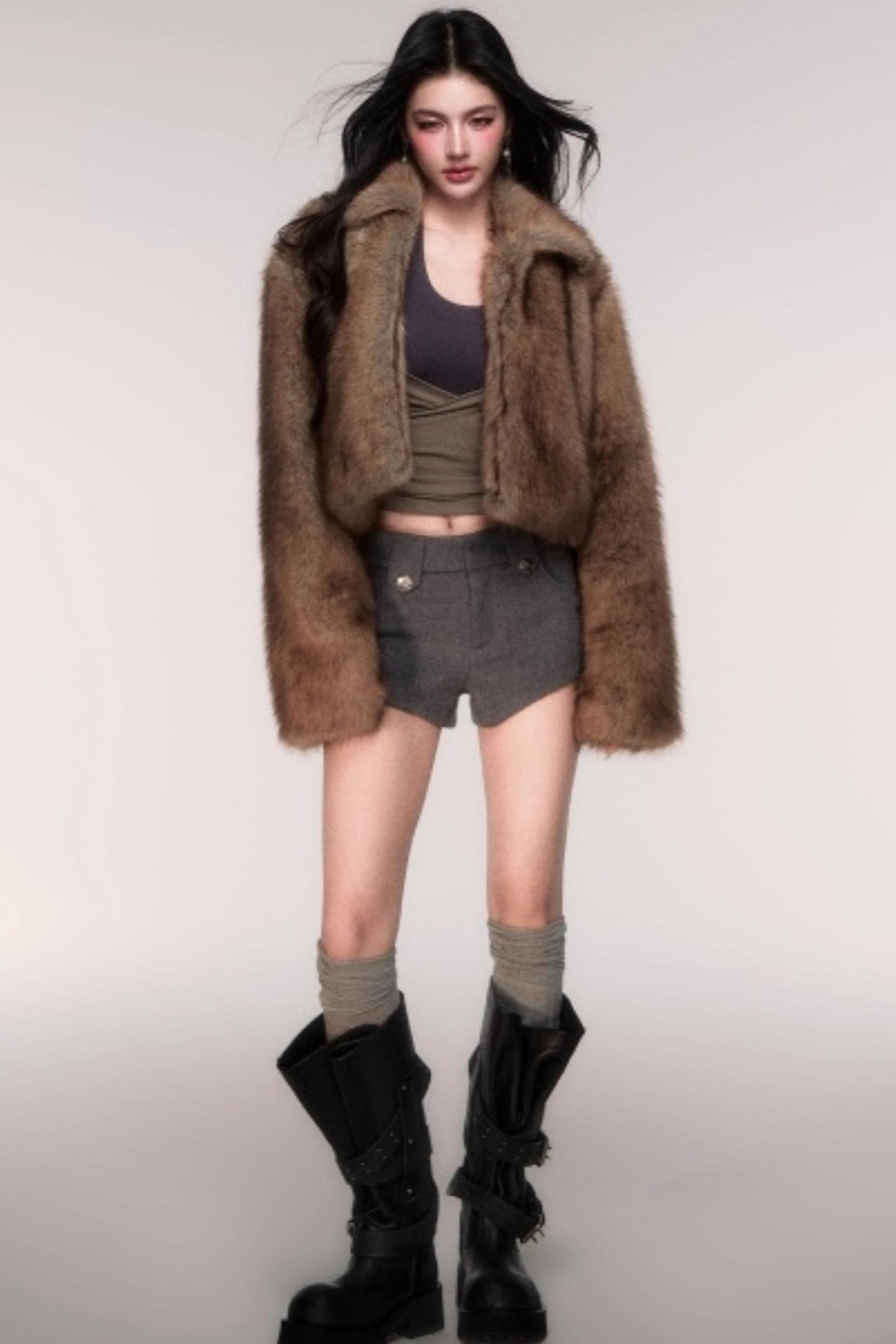 Woolen A-Line Versatile Shorts