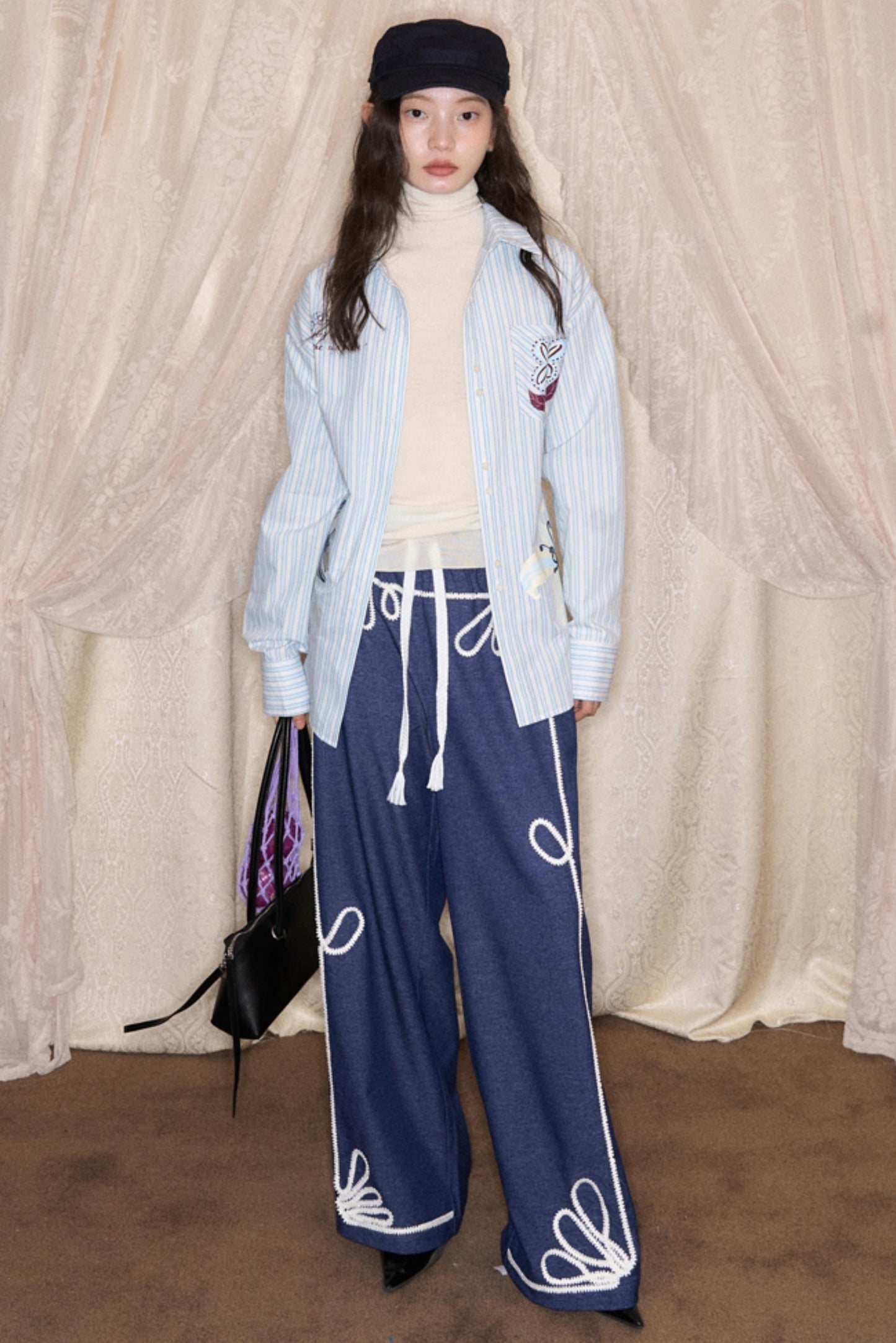 Flying Lily Striped Shirt