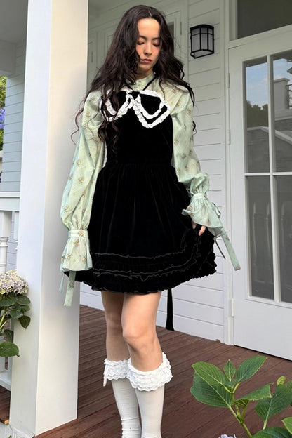 Fairy Tale Jacquard Puff Shirt