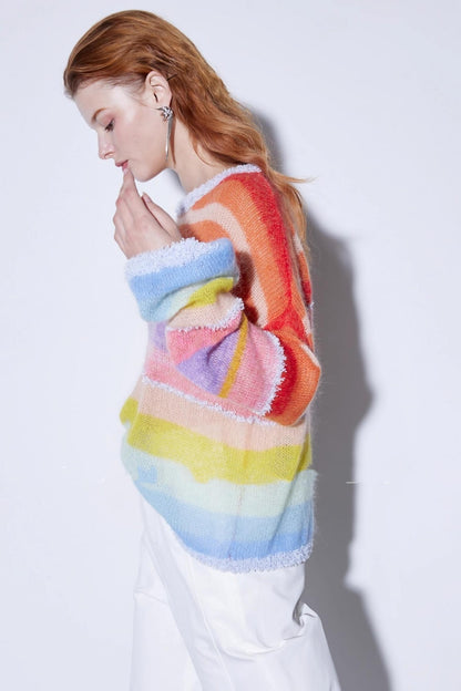 Super Soft Mohair Wool Knitted Sweater