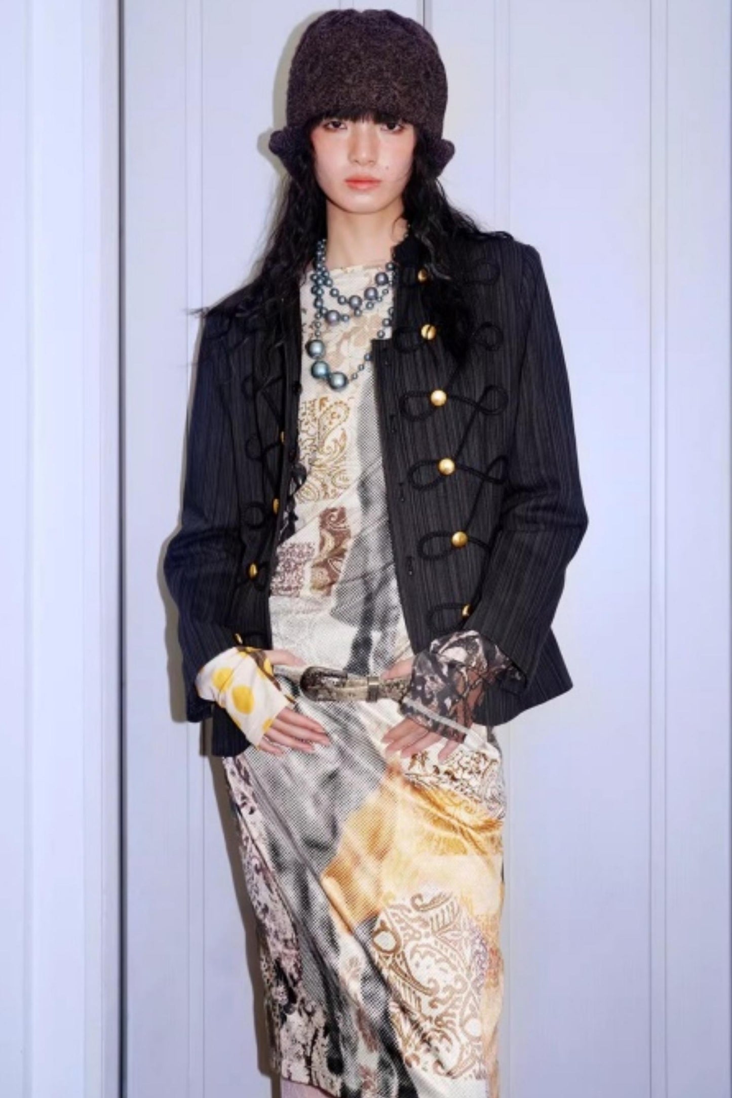 Autumn Niche Printed Sleeve Top