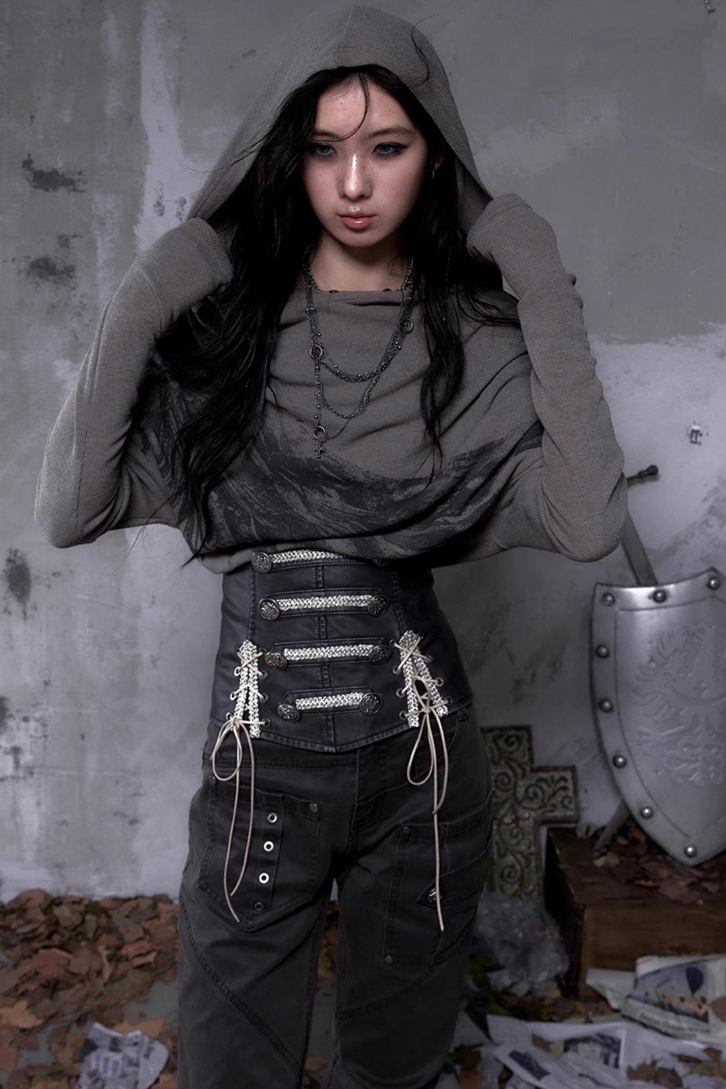 Vintage Knight Leather Waist Seal