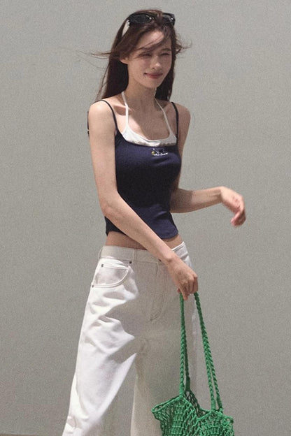 Summer Embroidered Camisole