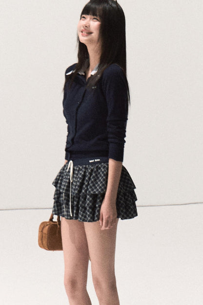 Slim Fit Wool Knit Top