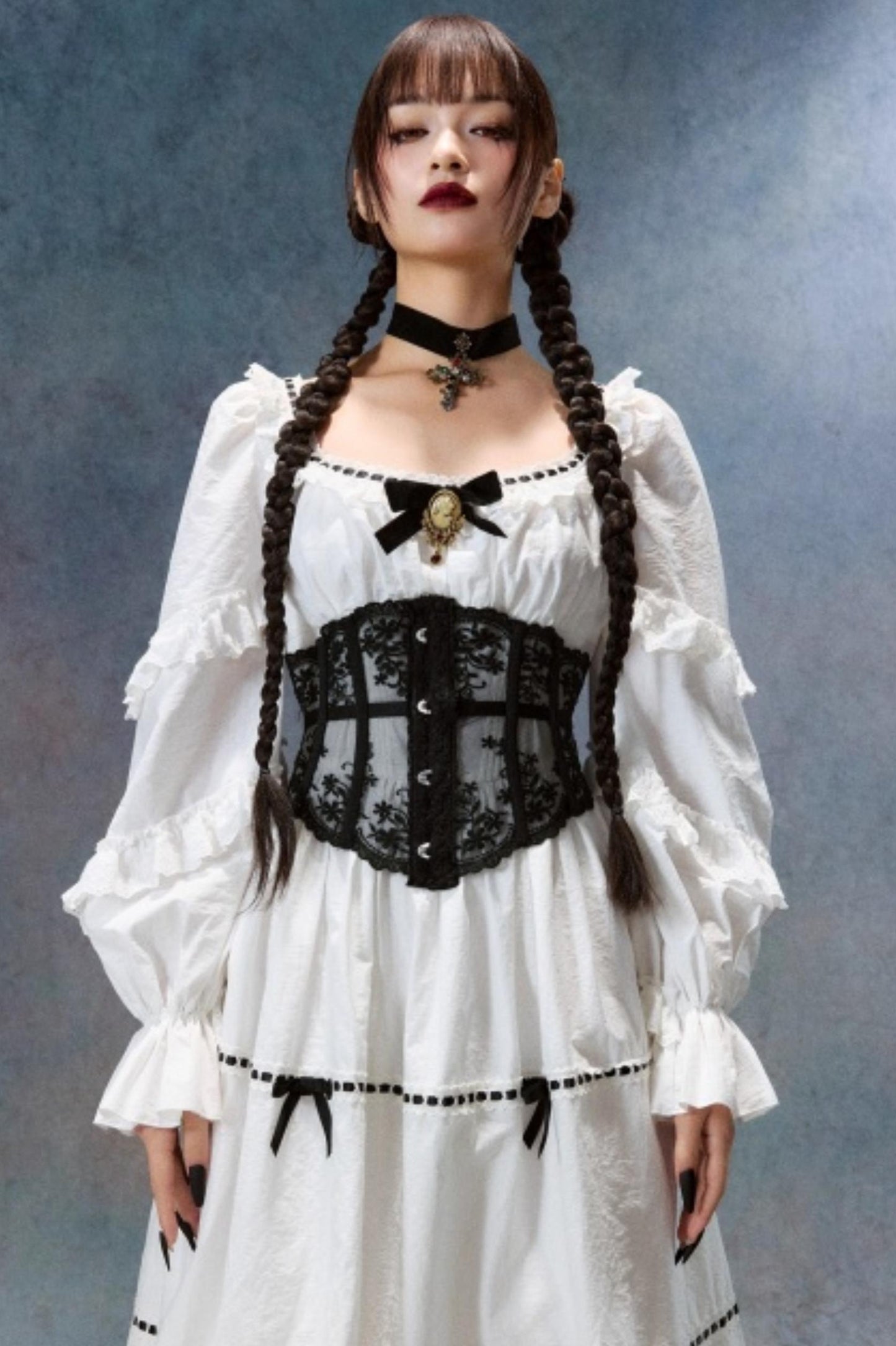 Lace Ghost Ode Dress Set-Up