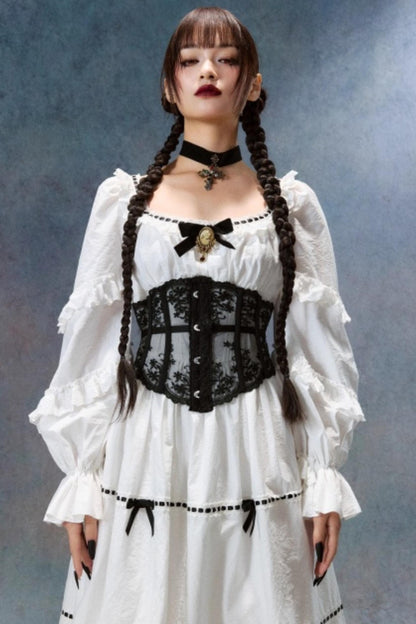 Lace Ghost Ode Dress Set-Up