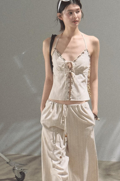 Amber Striped Pants Set-Up