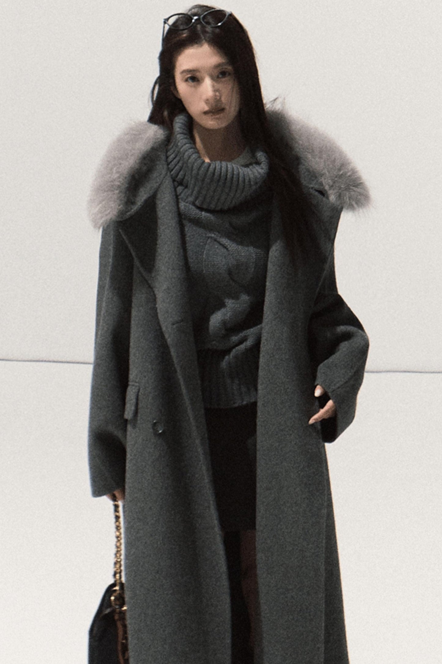 Retro Knit Twist Sweater