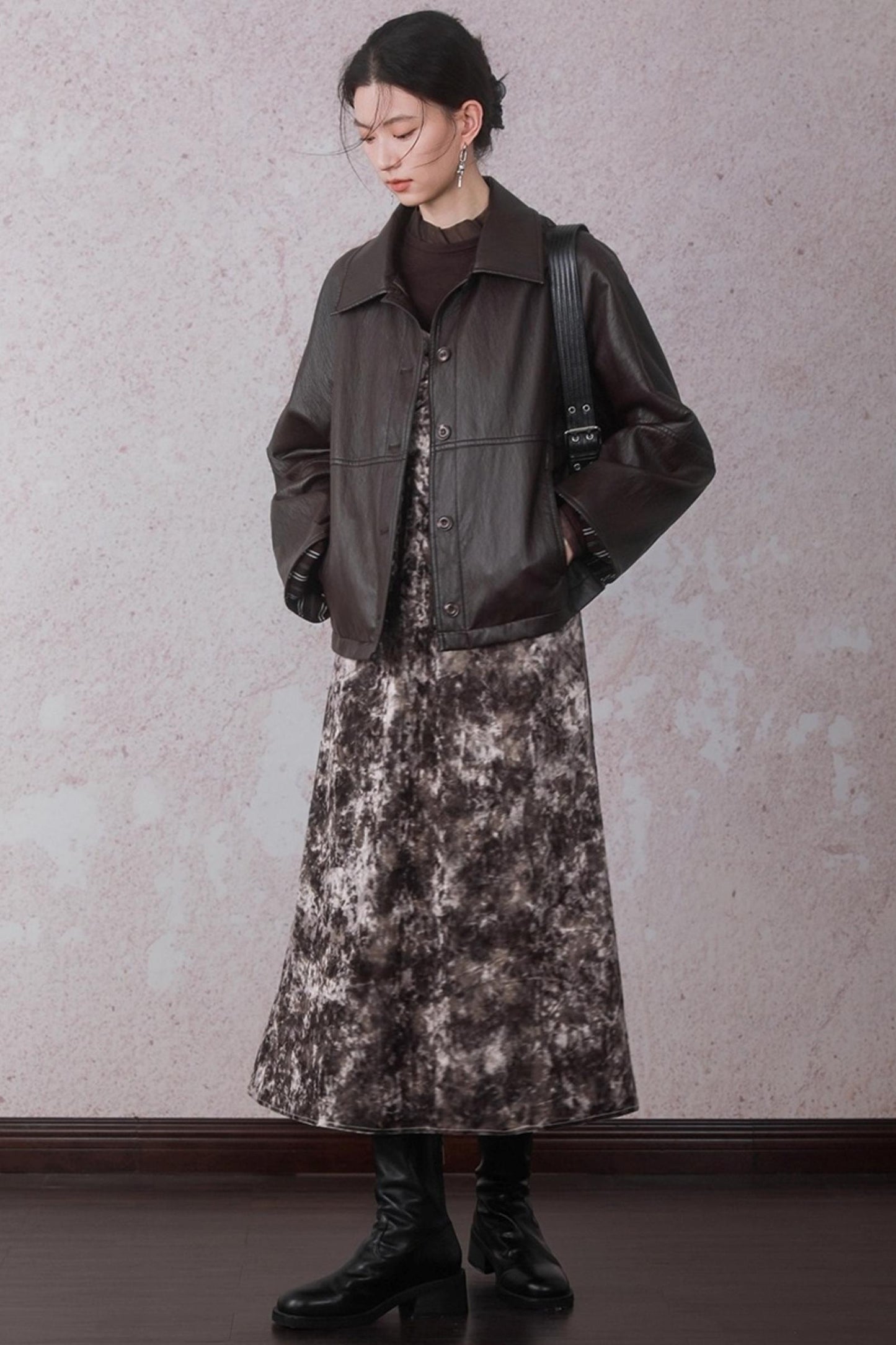 Caramel Coffee Leather Jacket