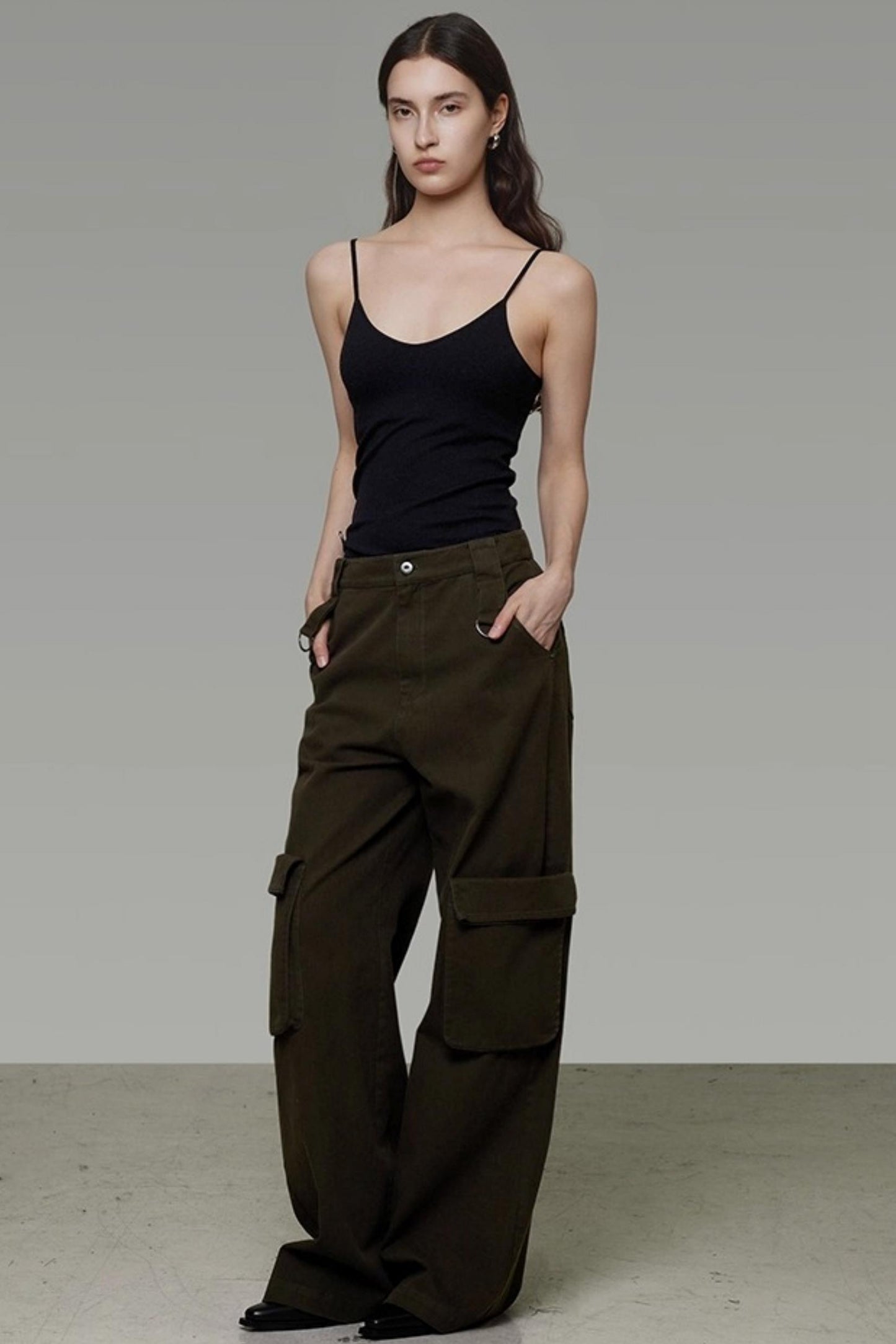 Vintage Cargo Silhouette Coat Set- Up