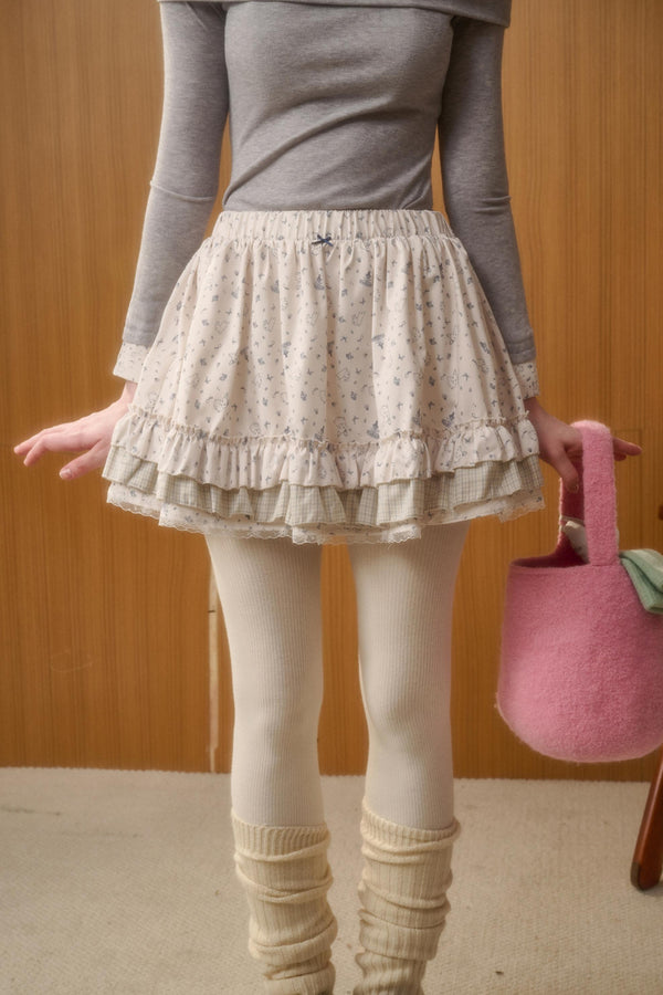 Milky Way Print Skirt Set-Up