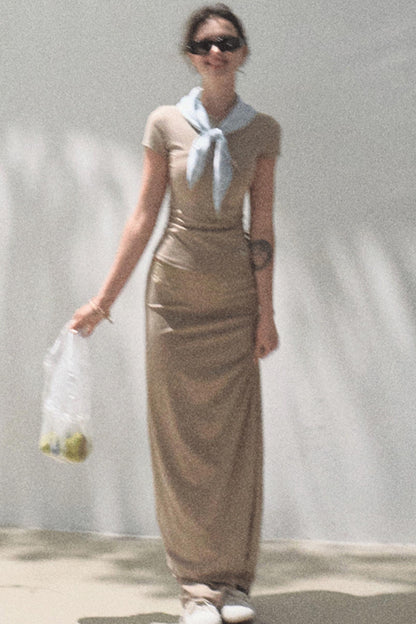 Lace-Trimmed High Waist Skirt