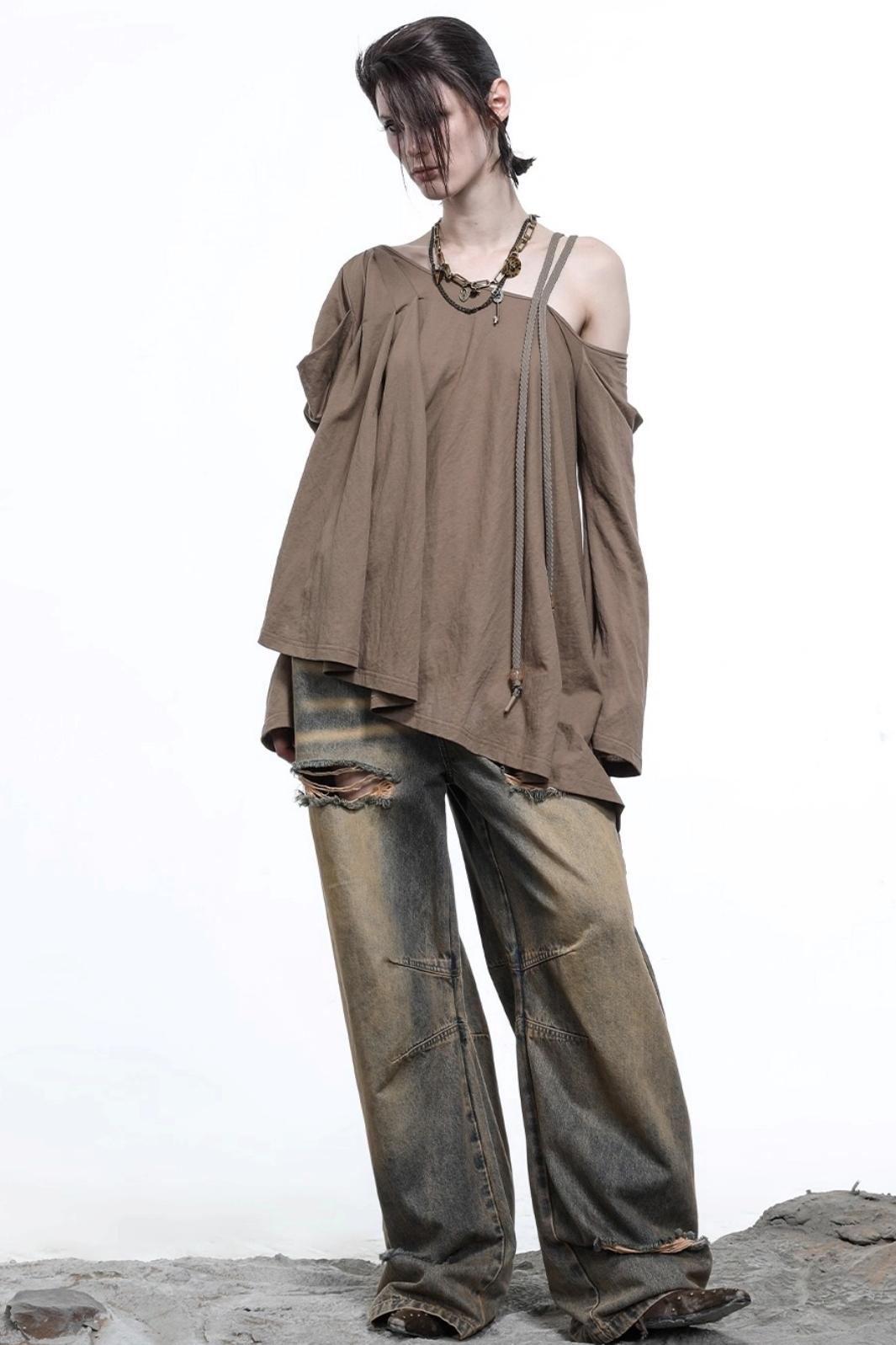 One World Contemplation Long-sleeved T-shirt