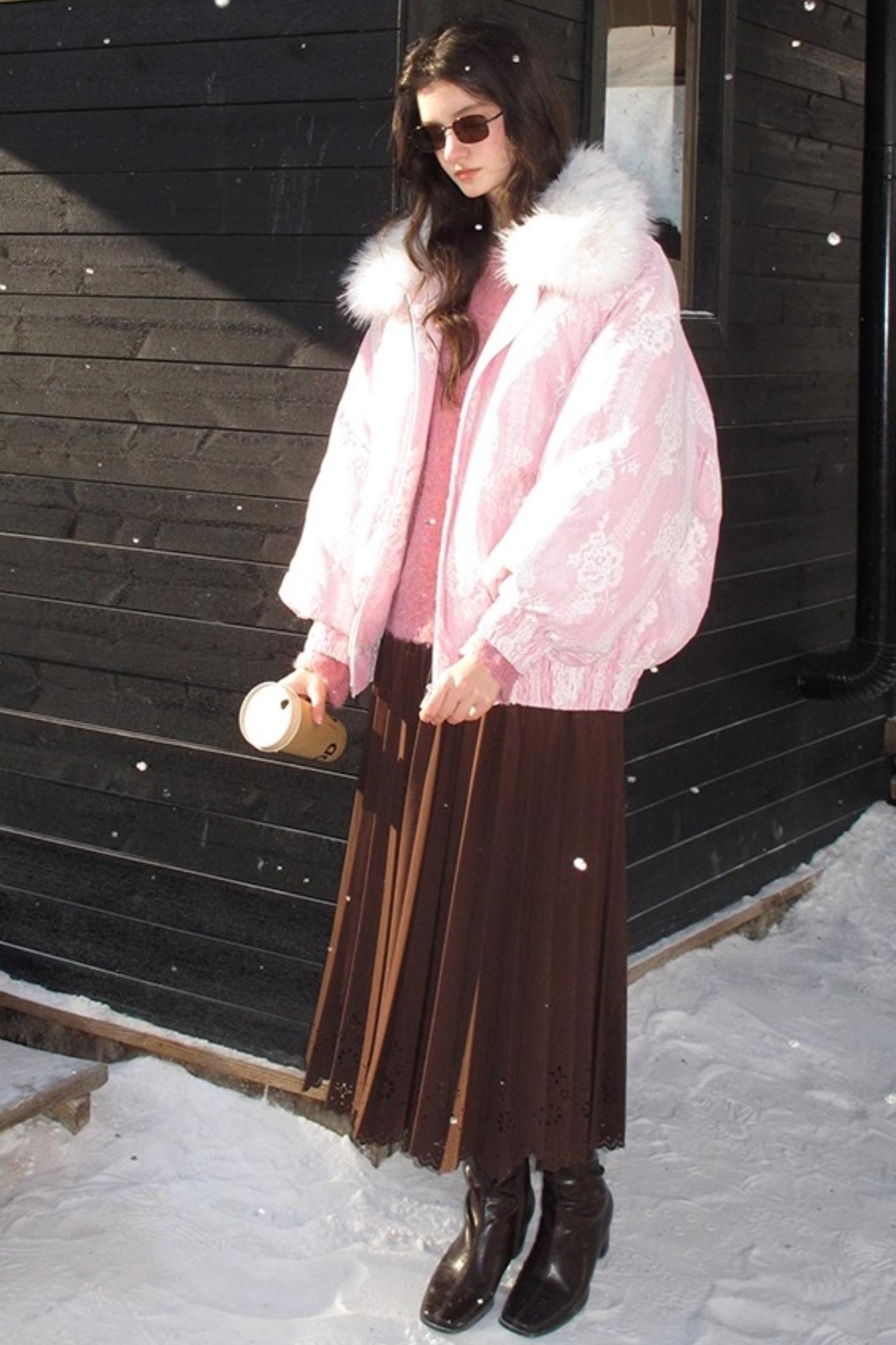 Rin's Poem Pleated Skirt