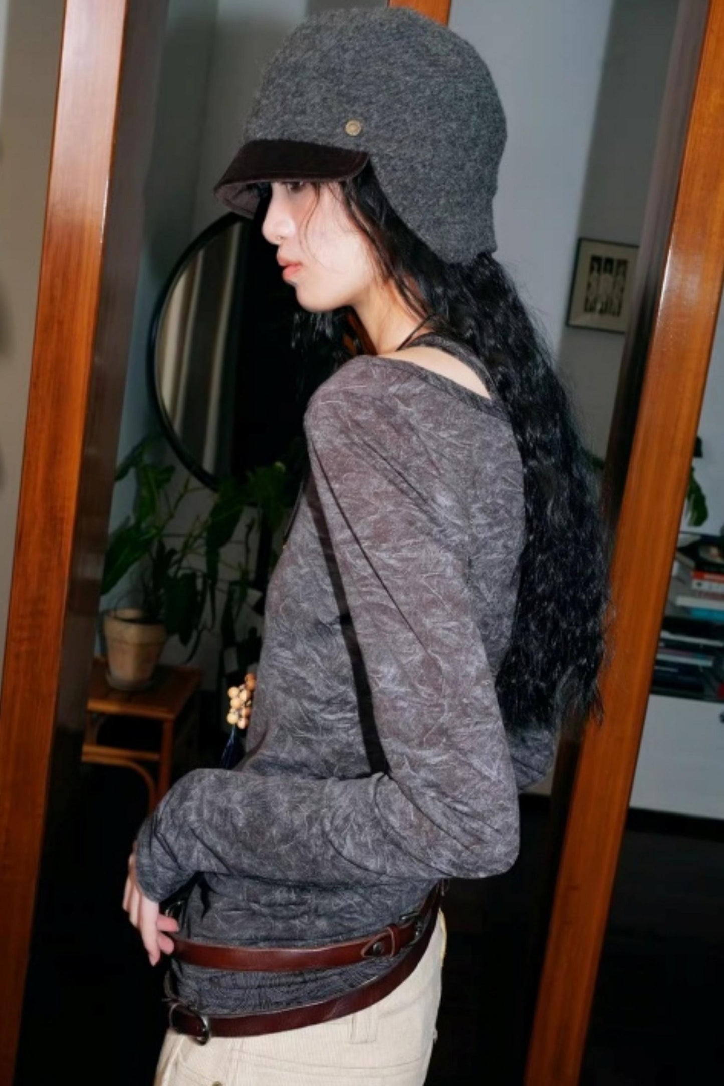 Vintage Acetate Knitted Top