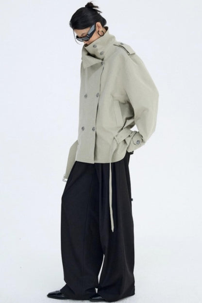 Intellectual Black Pleated Pants