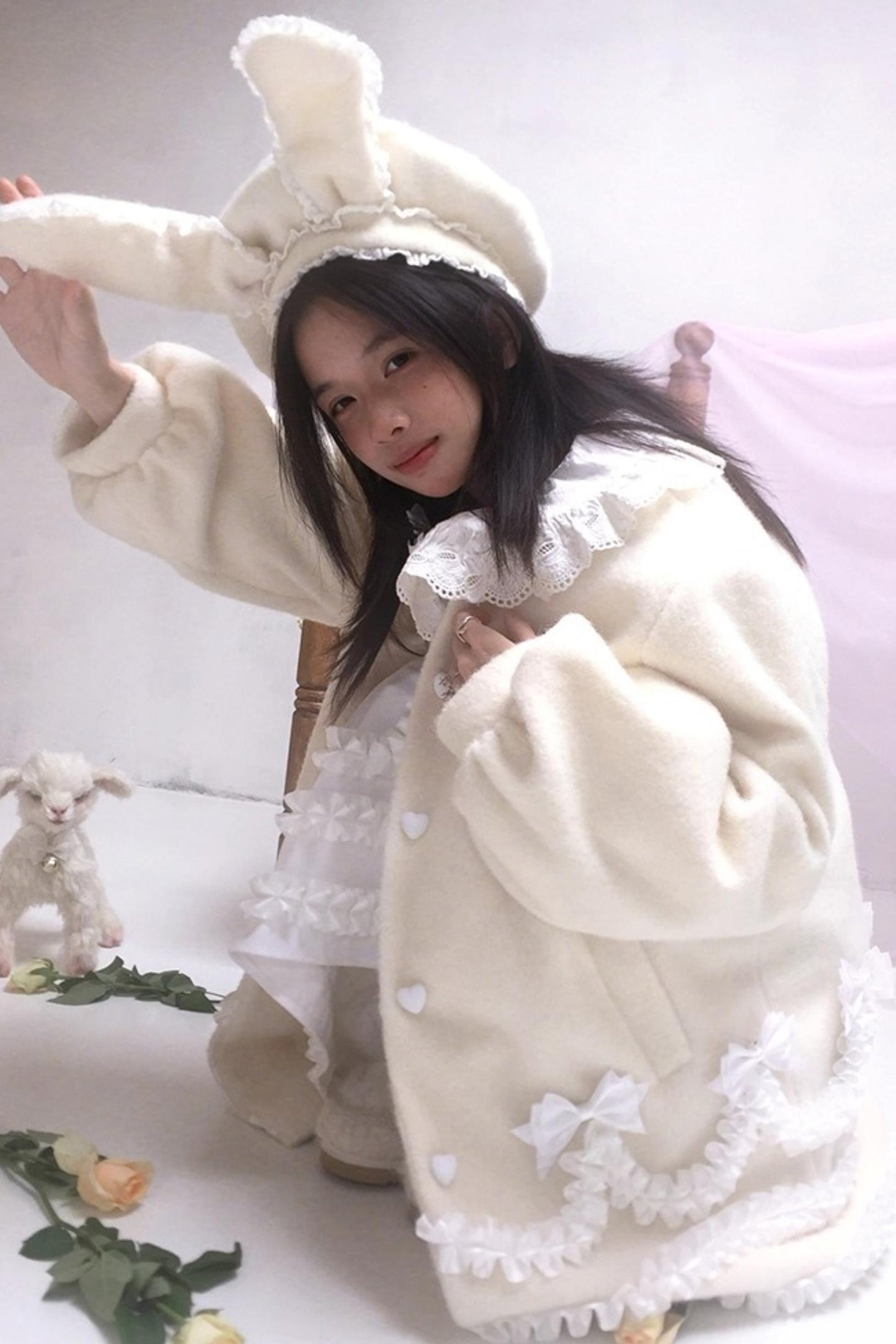 Happy Birthday Woolen Coat