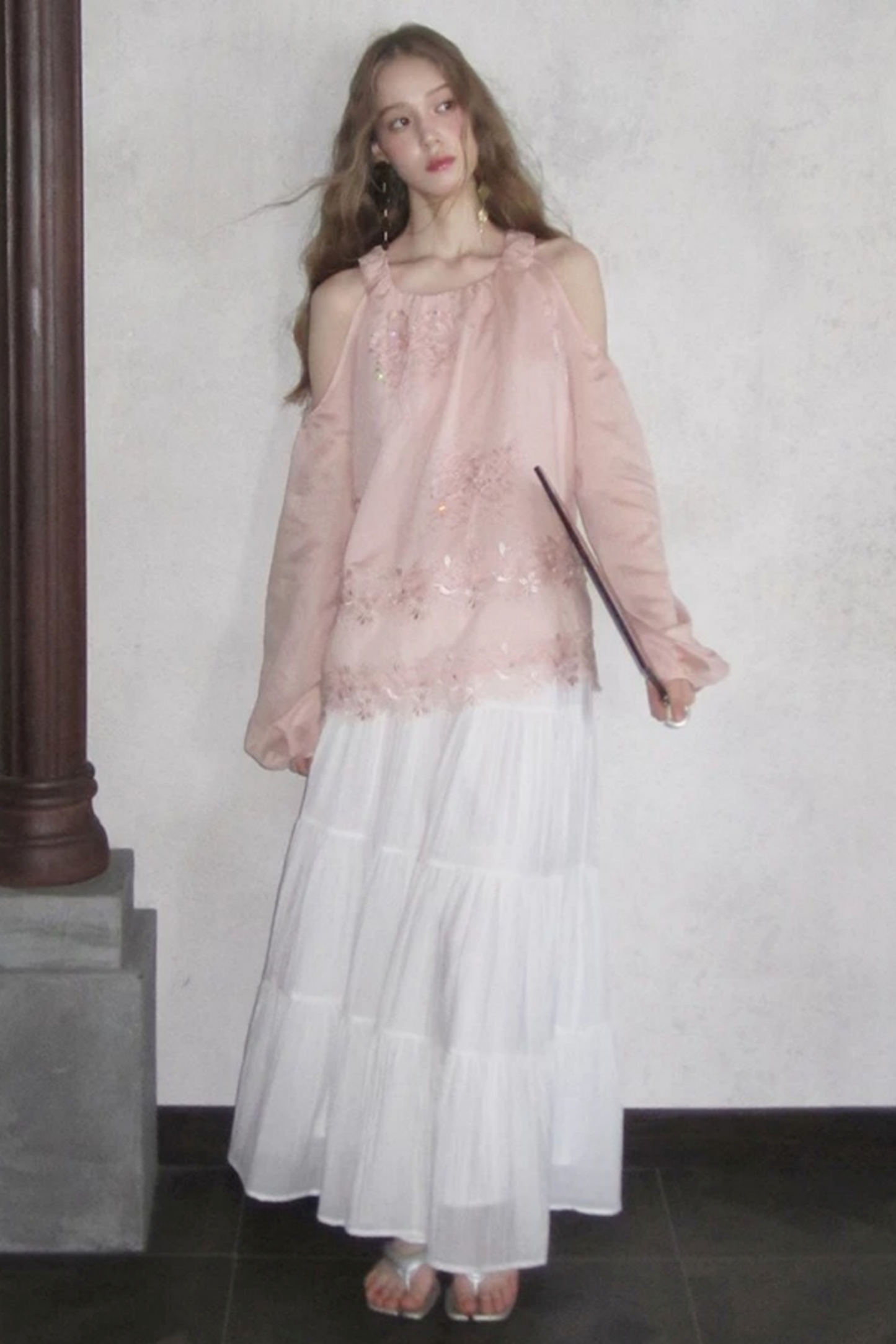 Frida Rose Lace Blouse