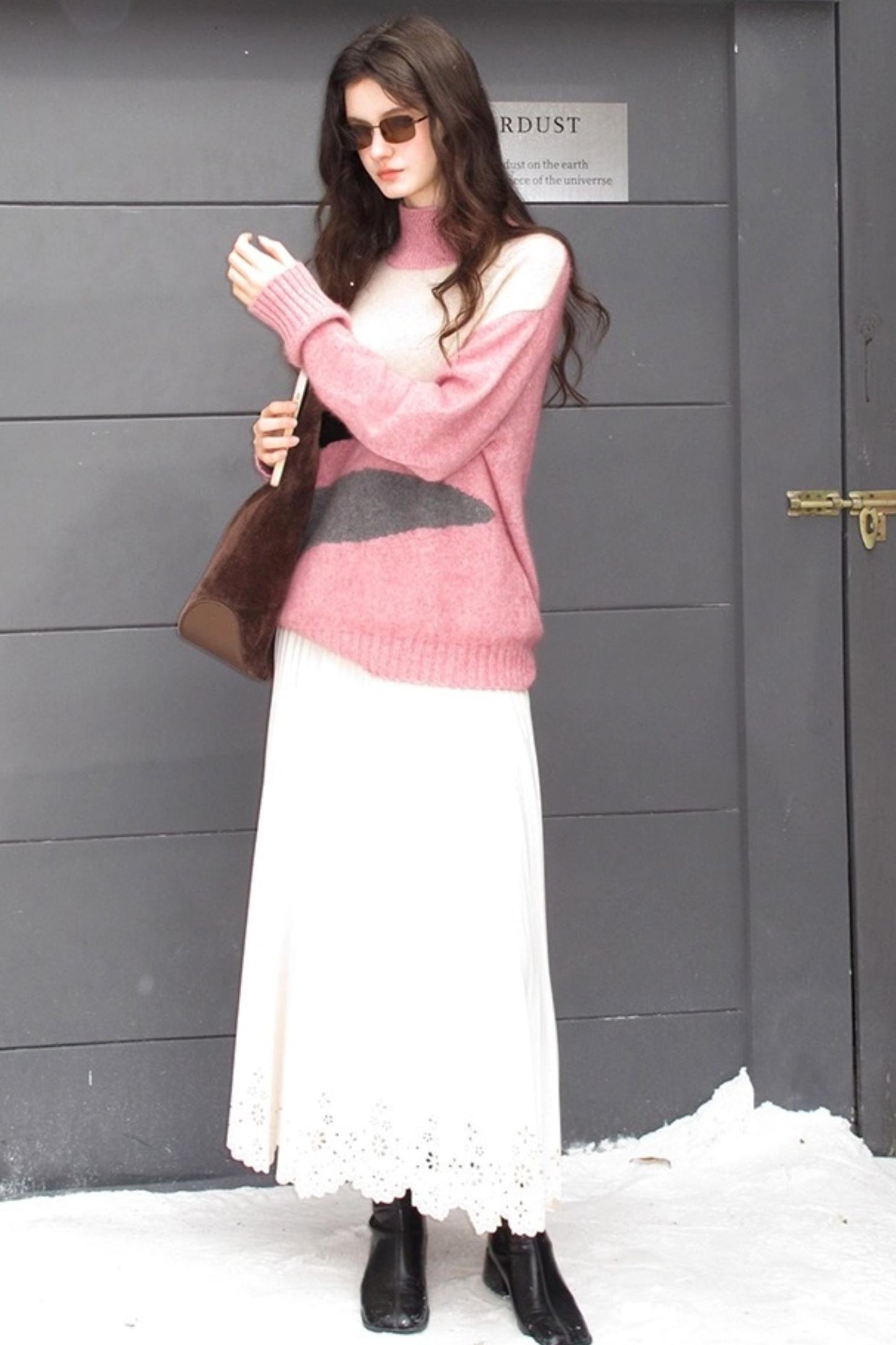 Rin's Poem Pleated Skirt