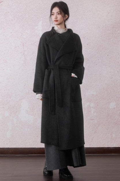 Stone Gray Rabbit Fur Top