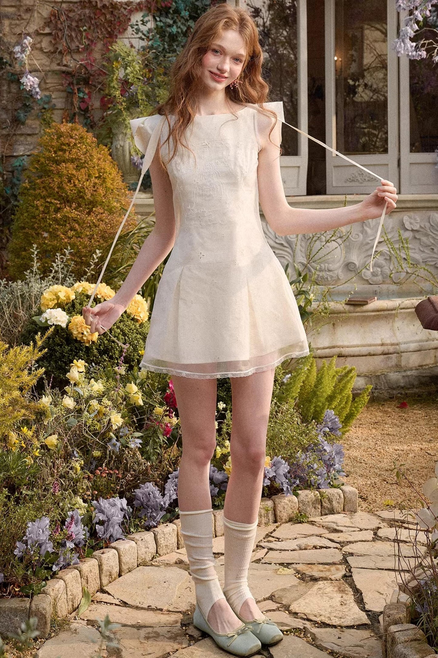 Galaxy Sky Island Embroidered Dress