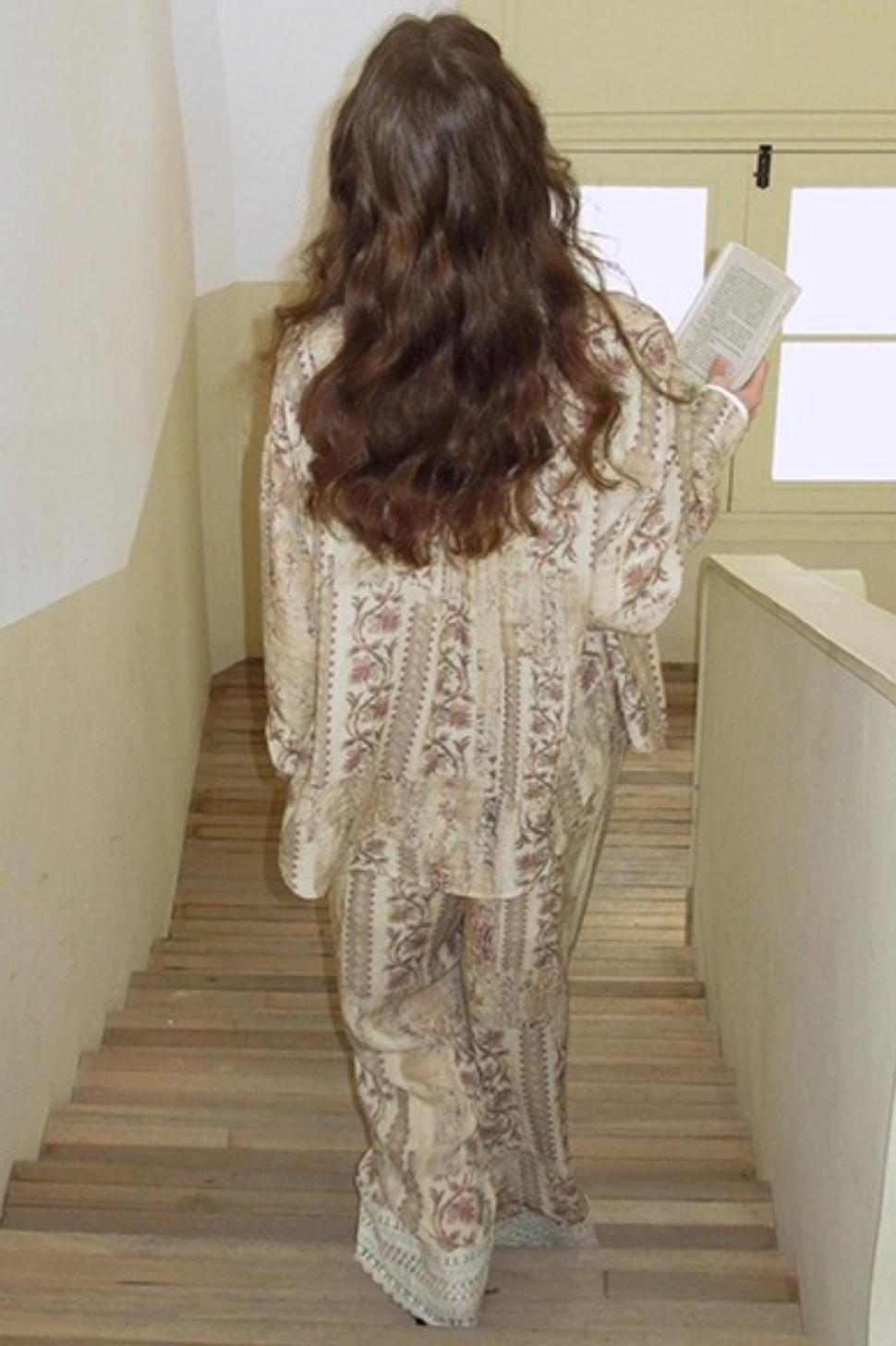 Neoclassical Vintage Lace Pants