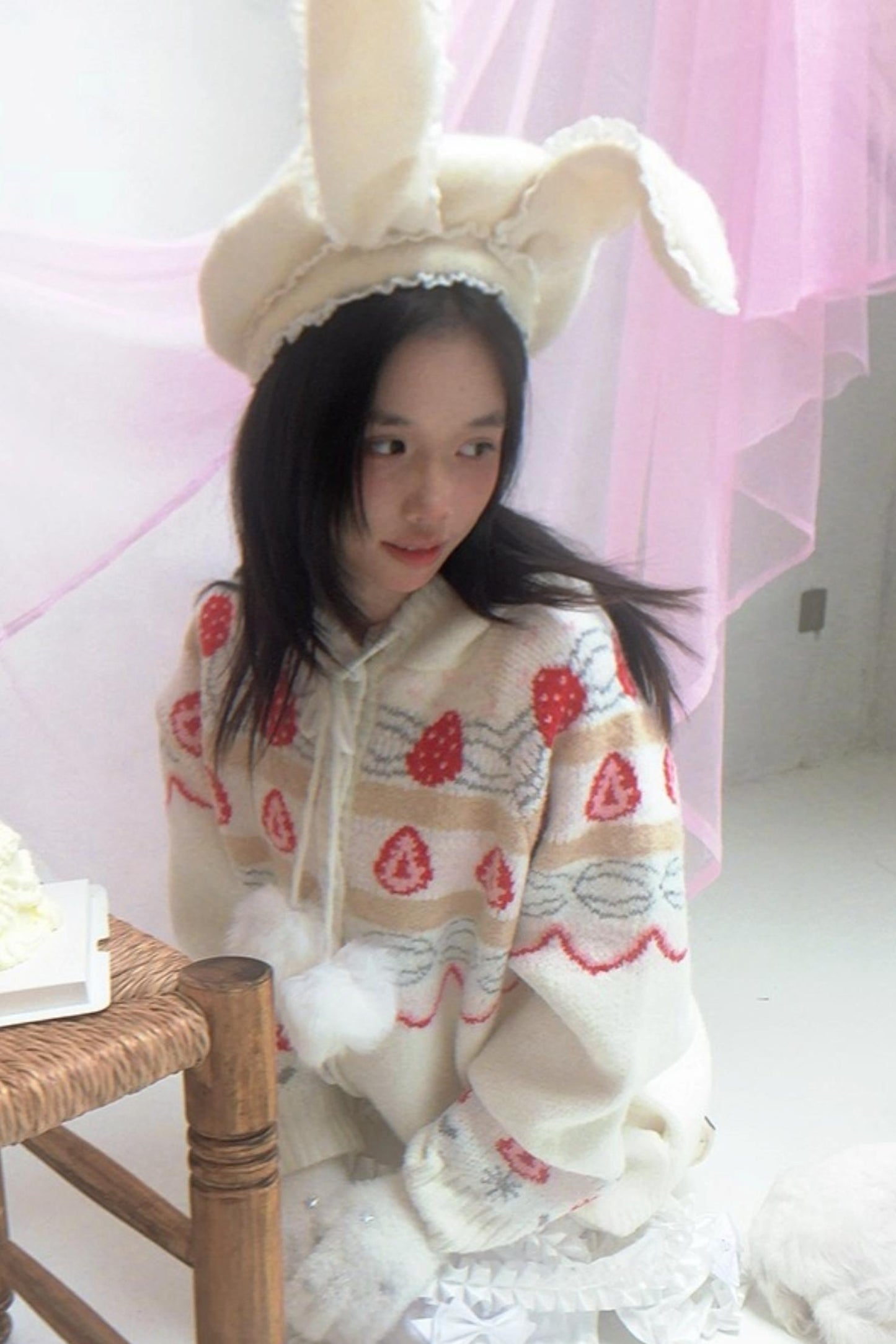 Institute Happy Birthday Lace Beret