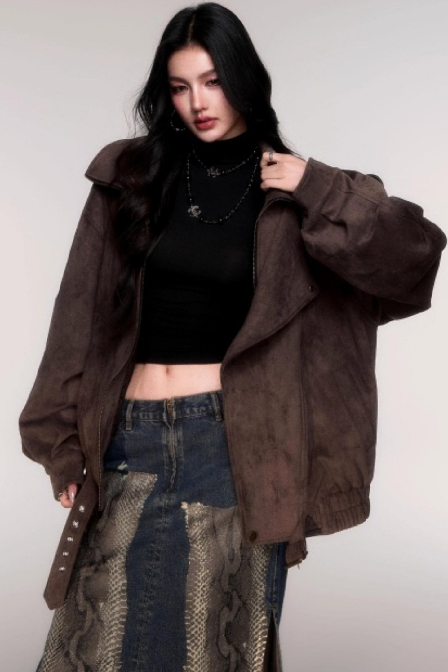 High Stretch Semi-Turtleneck Top