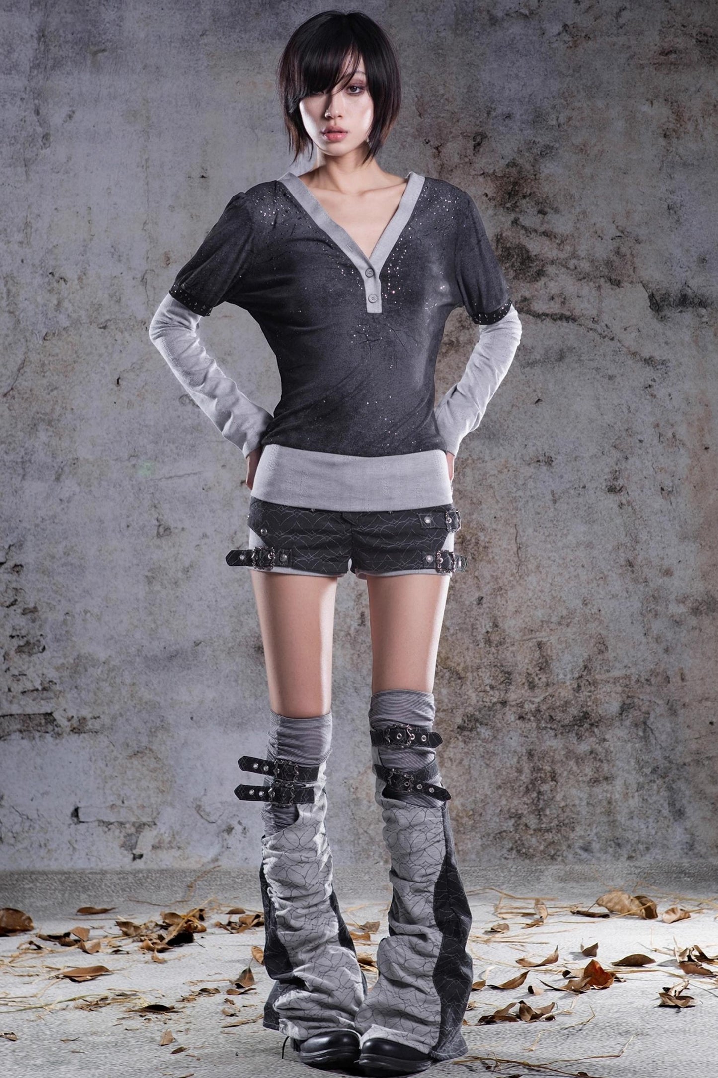 Original V-Neck Knitted Top