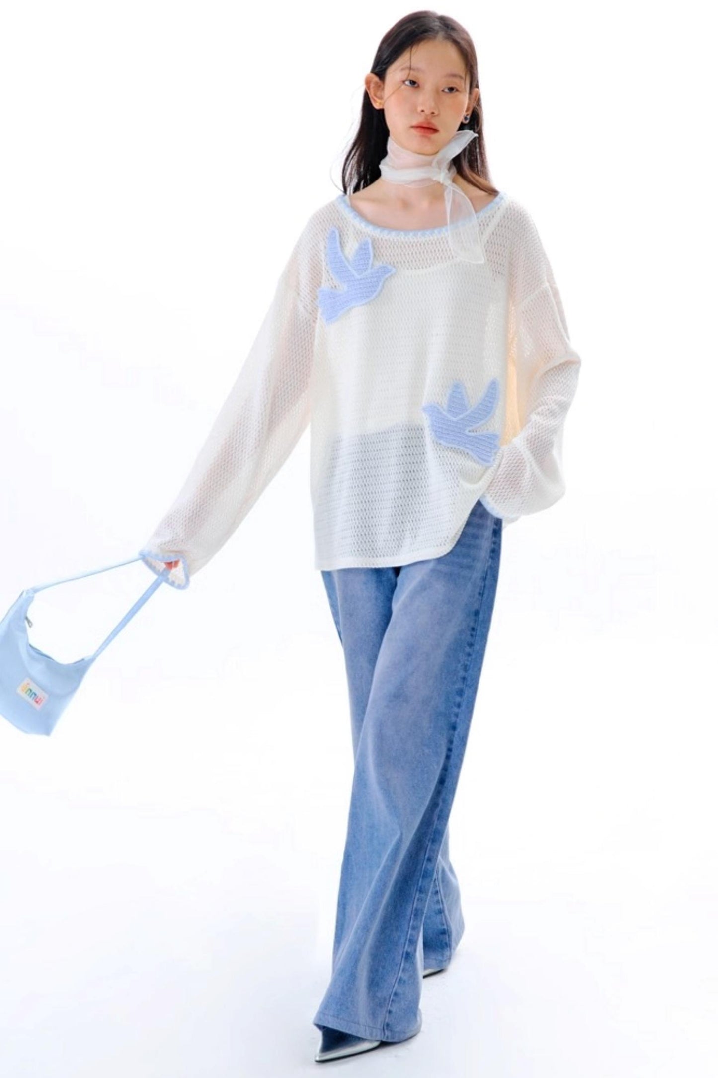 Original Embroidery Knitted T-Shirt