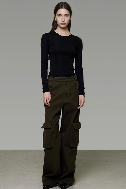 Vintage Cargo Silhouette Coat Set- Up