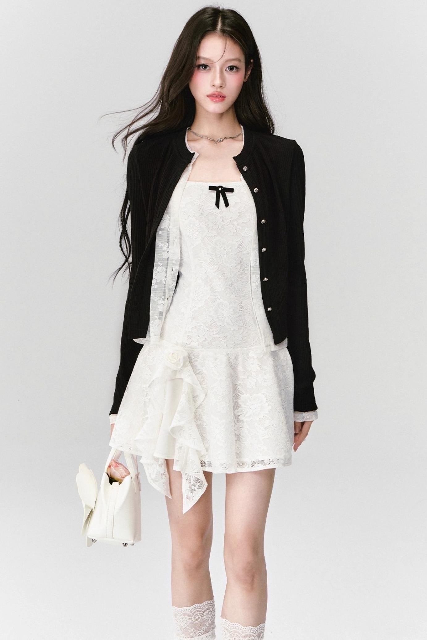 Moon Lace Slip Dress