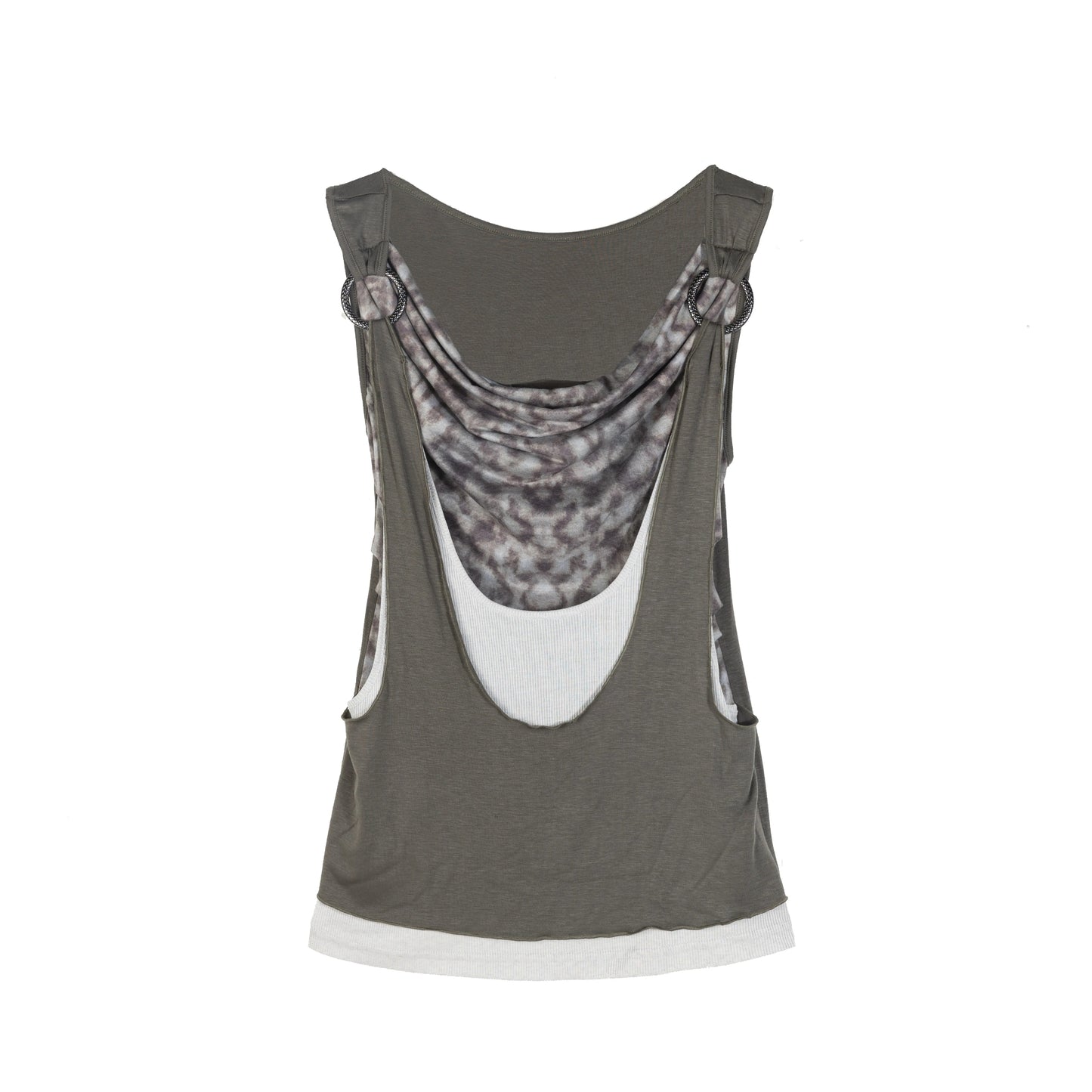Asymmetrical Retro Sleeveless Vest