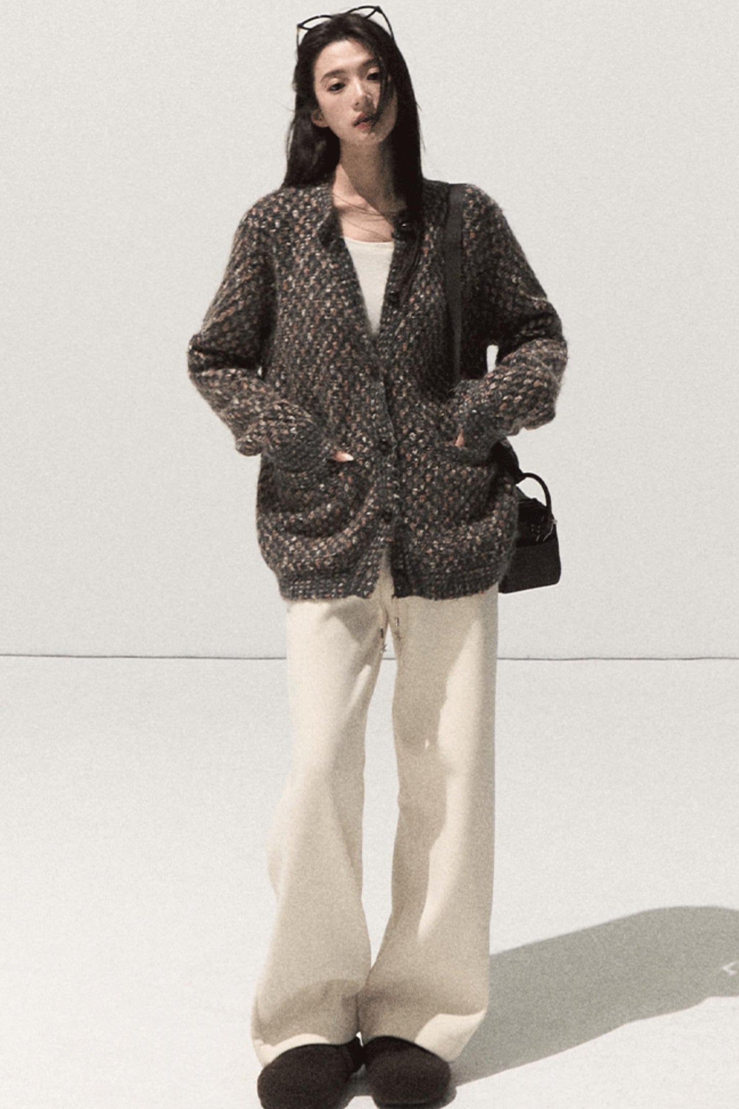 Wool Slim-Fit Lace Top