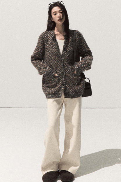 Wool Slim-Fit Lace Top