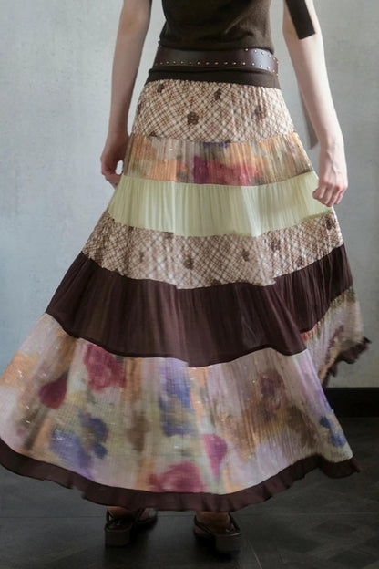 Bouguereau Art Color Block Skirt Set-Up