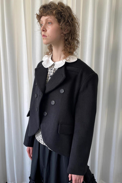 Puff Jacquard Plaid Shirt