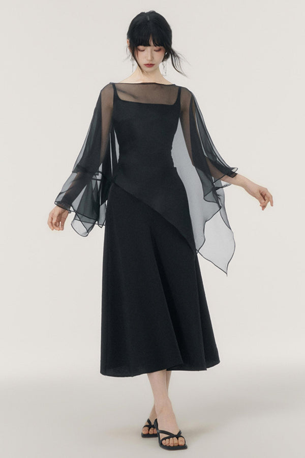 Summer Fairy Halter Maxi Dress Set-Up