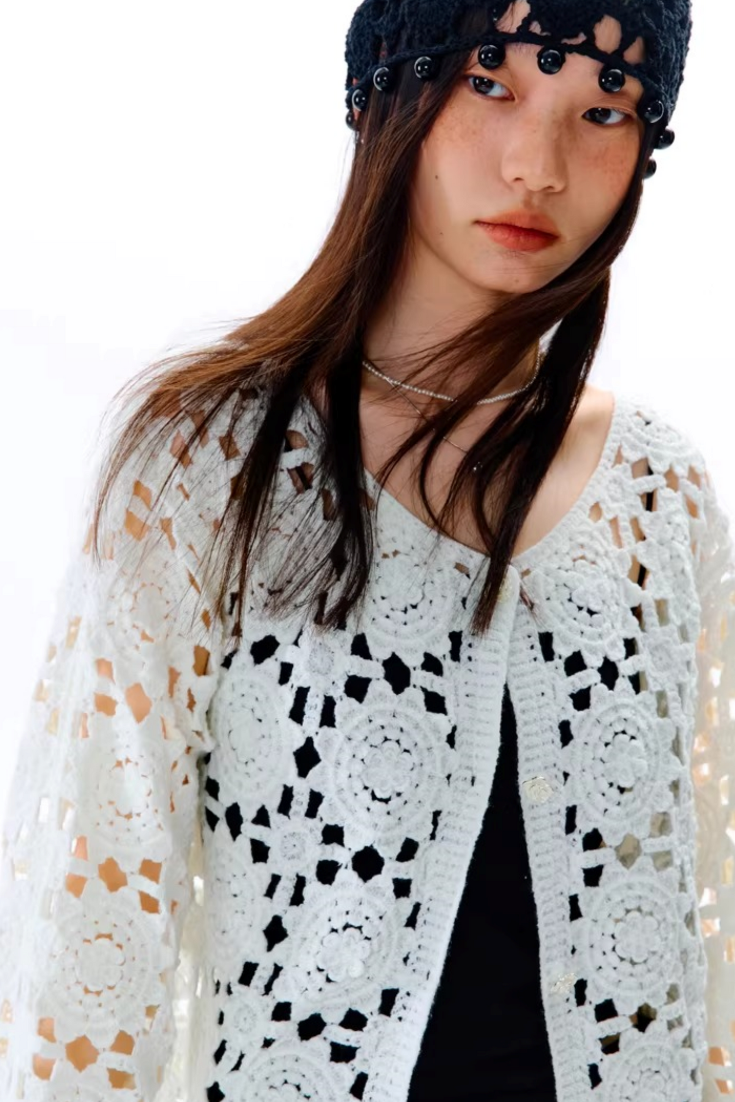 Floral Dream Häkeljacke