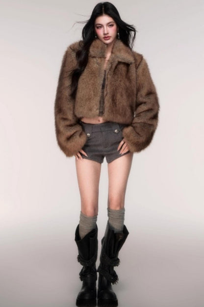 Woolen A-Line Versatile Shorts