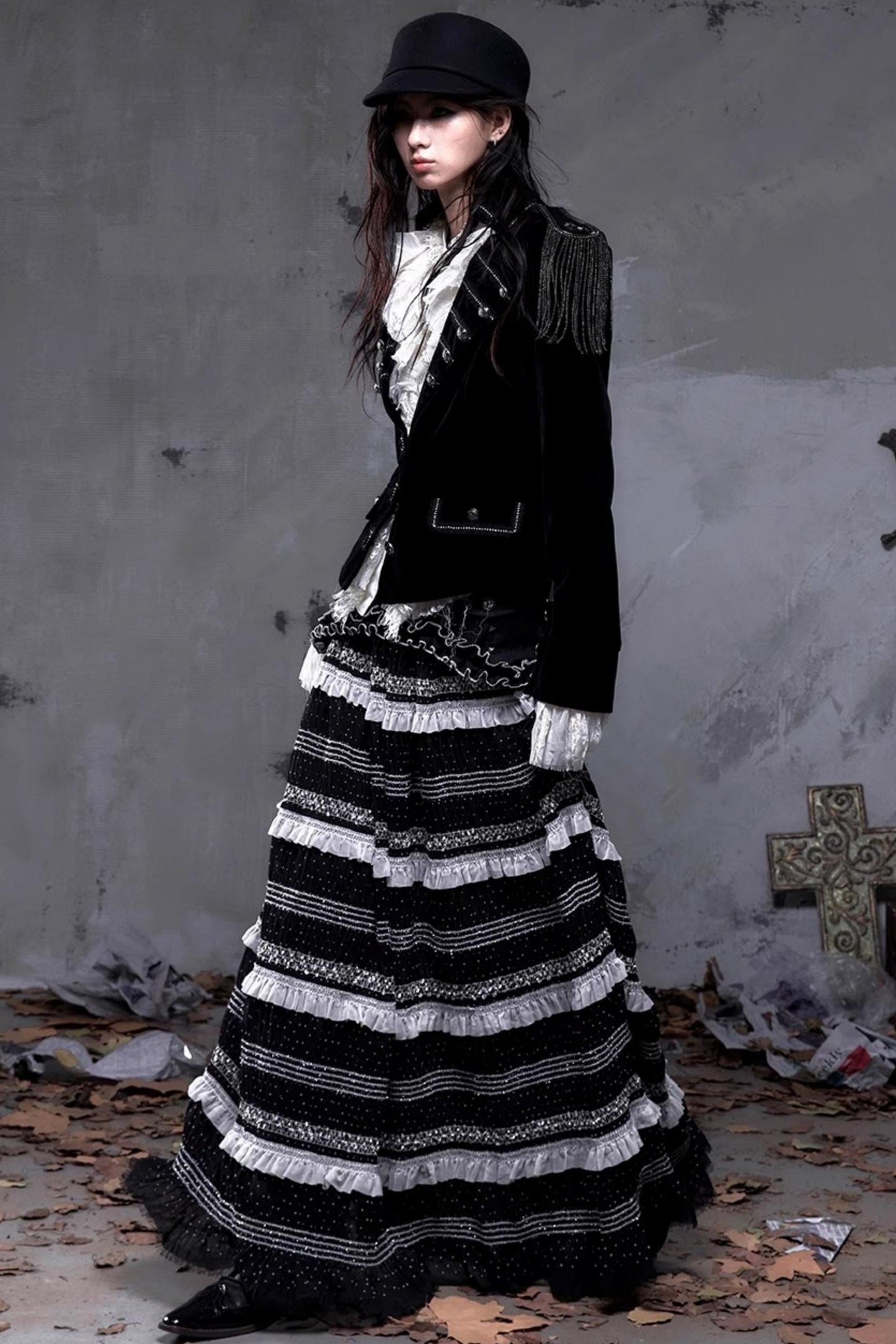 Rock Daughter Lace A-Line Skirt